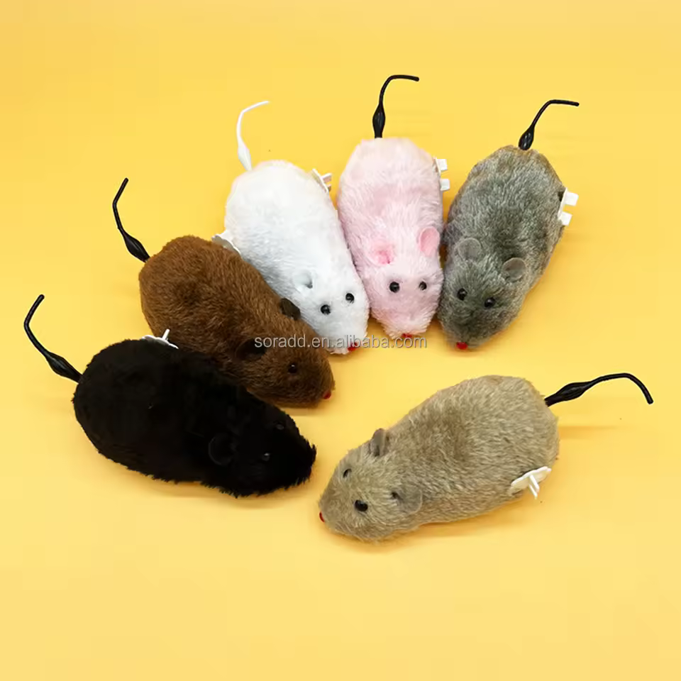Wholesale Custom 2024 Hot Juguetes Para Mascotas Cat Tracks Toy Creative Mouse Toys for Cats Cat Chasing Mouse Toy